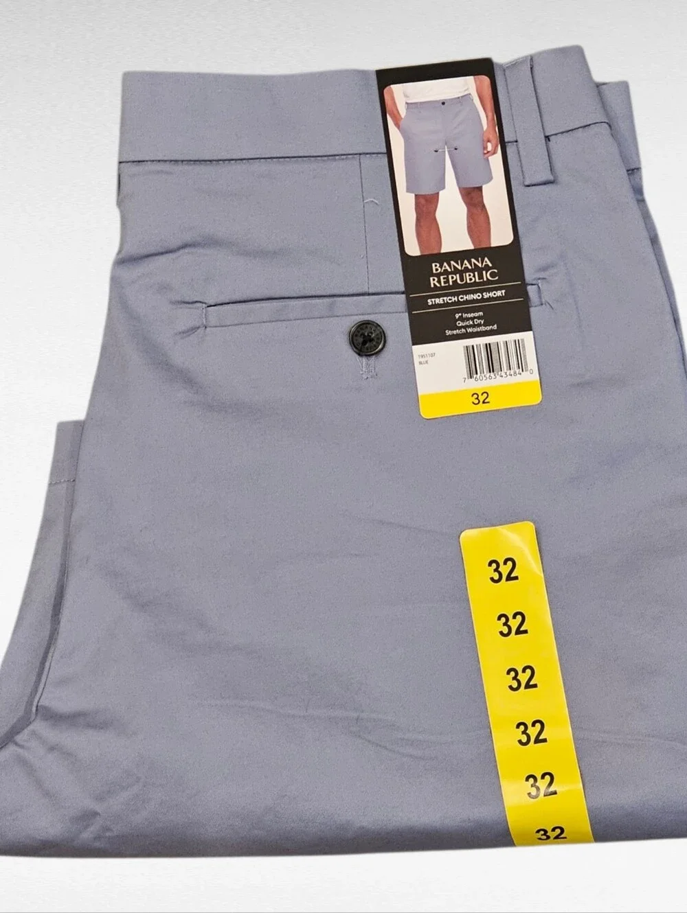 Banana Republic Stretch Chino Shorts Blue Size 32